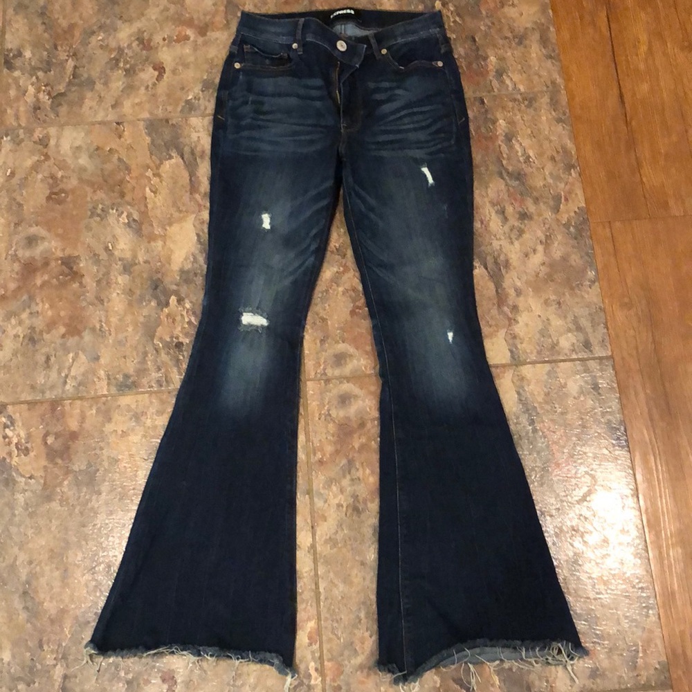 High rise flare jeans!